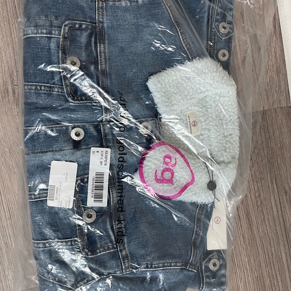Adrian Goldshmied Kids Fleece Lined Denim Jacket